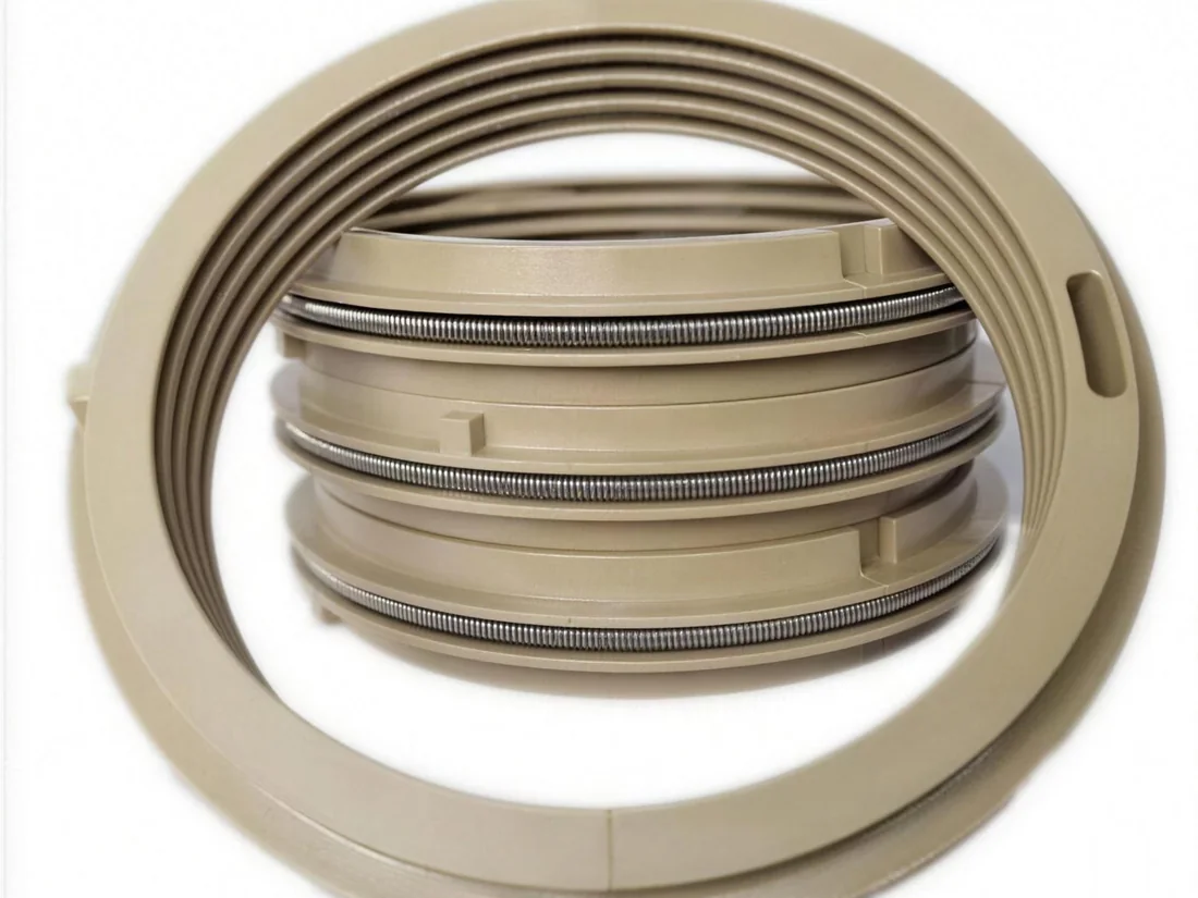 Floating labyrinth seal rings