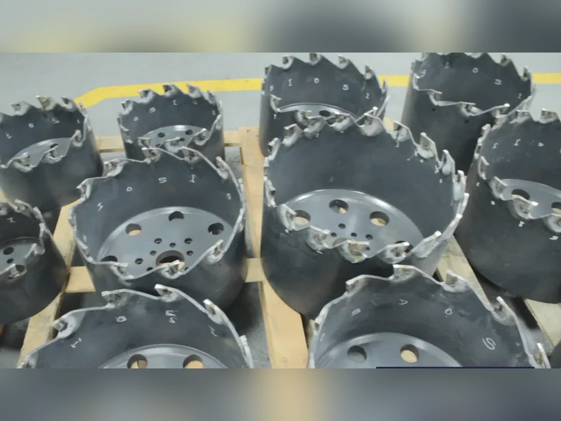Hot-tapping cutter manufactured by Shaheen Arabia, Jubail