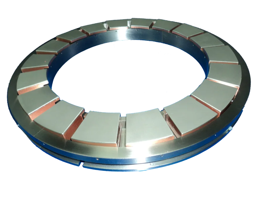 Repaired unloaded thrust bearing by Shaheen Arabia, Jubail