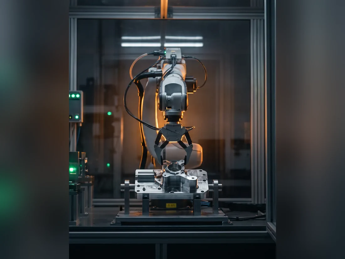 Robotic automation cell — Shaheen Arabia engineers and commissions industrial automation from Jubail