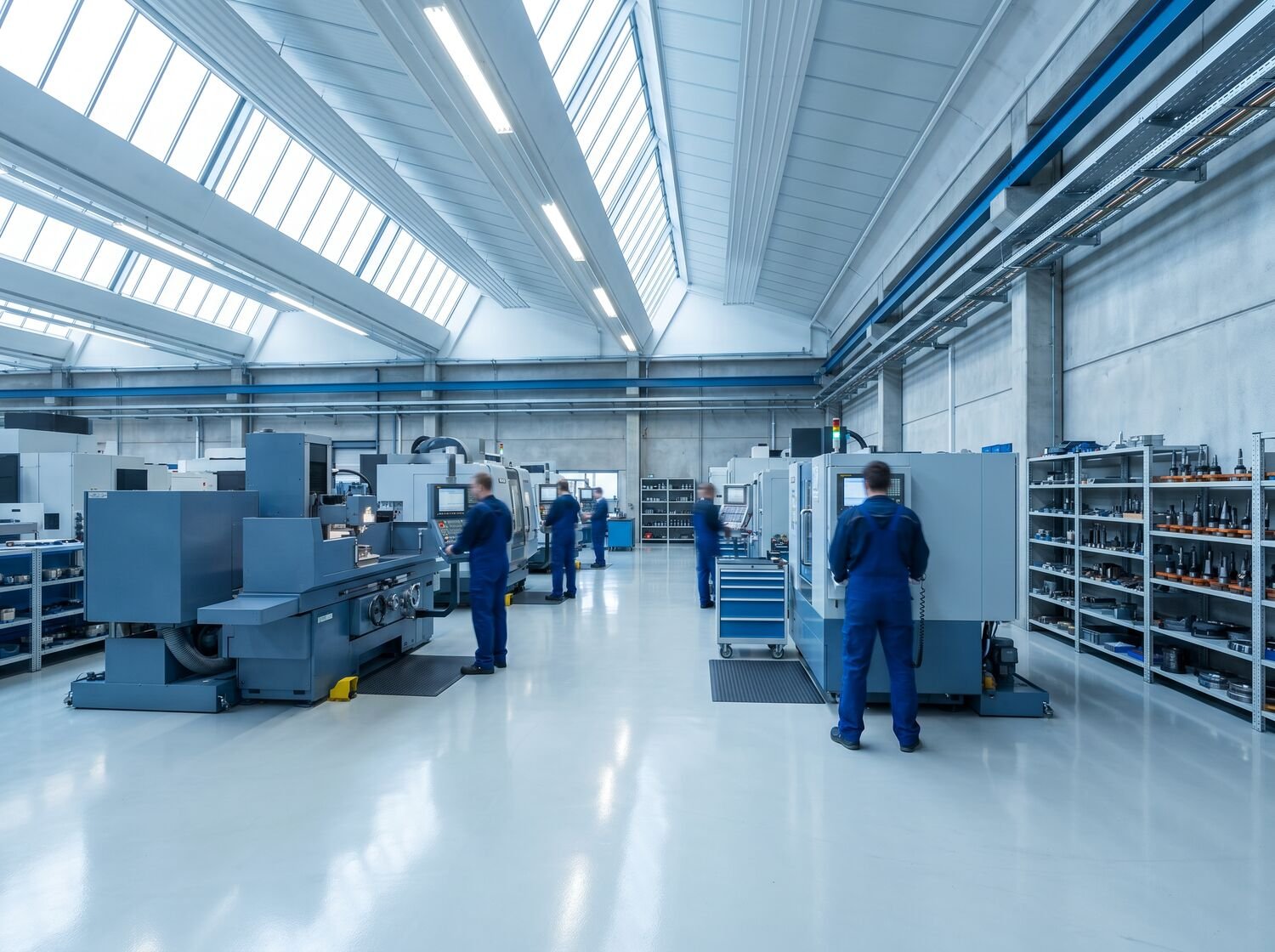 SACOM precision manufacturing facility interior in Jubail Industrial City