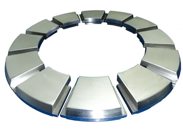 Vertical Bearing Thrust Pads — SACOM Repaired